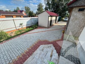 Тротуарная плитка на даче