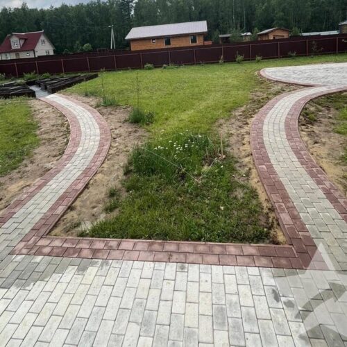 11. Тротуарная плитка Римский Брук на участке